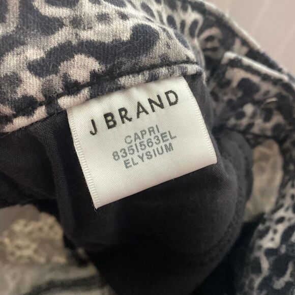 J Brand Photo Finish Elysium Cropped Skinny Jeans Size 25 Capri Stretch Pants - Picture 5 of 13